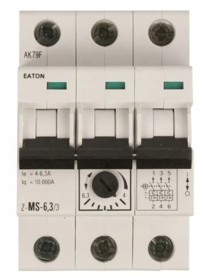 Z-MS- 6.3/3 WYŁĄCZNIK SILNIKOWY 6.3A 230V AC 10KA 248410 - obrazek 9