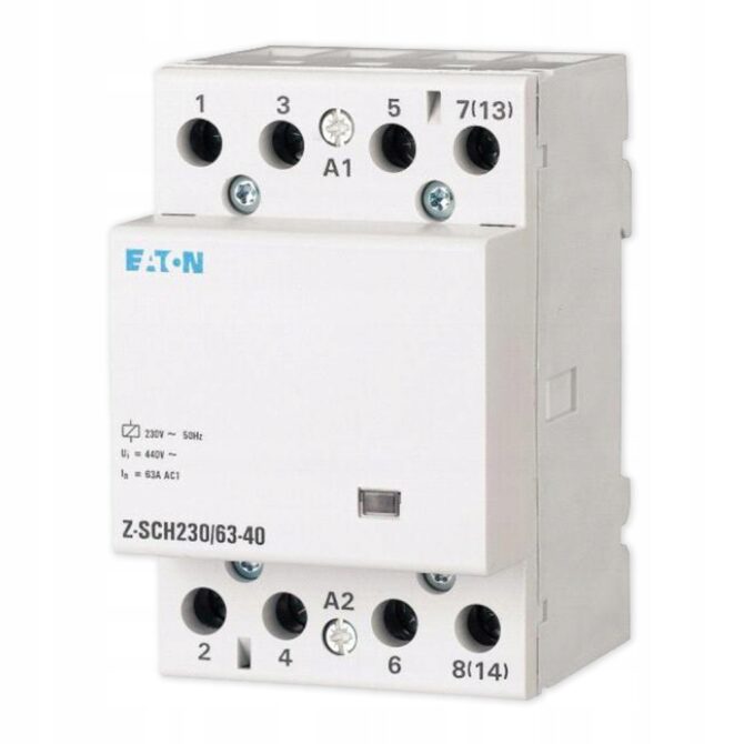 EATON STYCZNIK MODUŁOWY ZSCH 63A 4Z 3M 230V AC Z-SCH230/63-40 248856