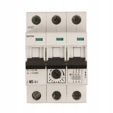 WYŁĄCZNIK SILNIKOWY 4.0A 230V AC 10KA Z-MS- 4.0/3 248409