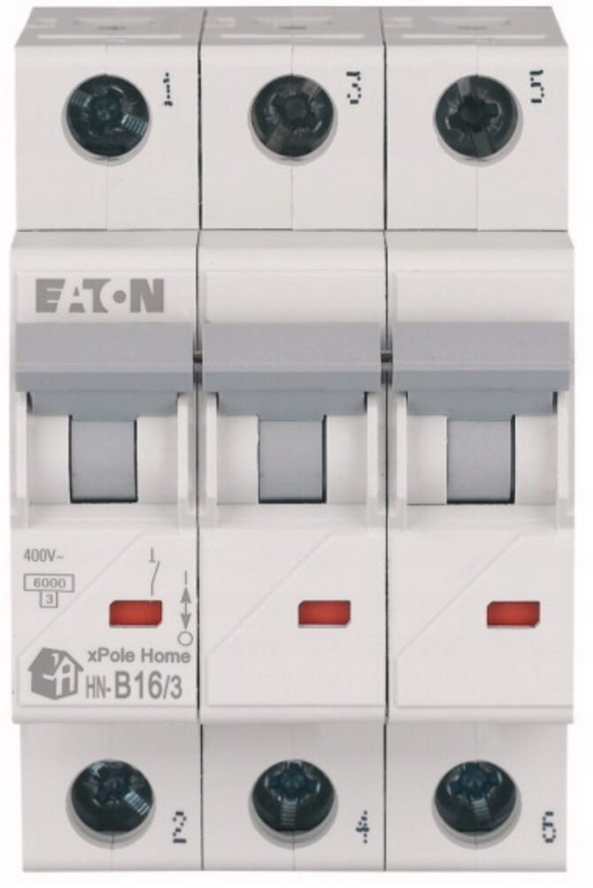 EATON WYŁĄCZNIK NADPRĄDOWY B 16A 3 BIEGUN HN-B16/3 194881 - obrazek 3