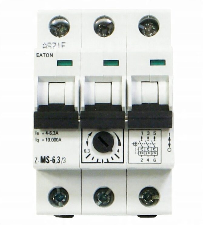 Z-MS- 6.3/3 WYŁĄCZNIK SILNIKOWY 6.3A 230V AC 10KA 248410 - obrazek 7