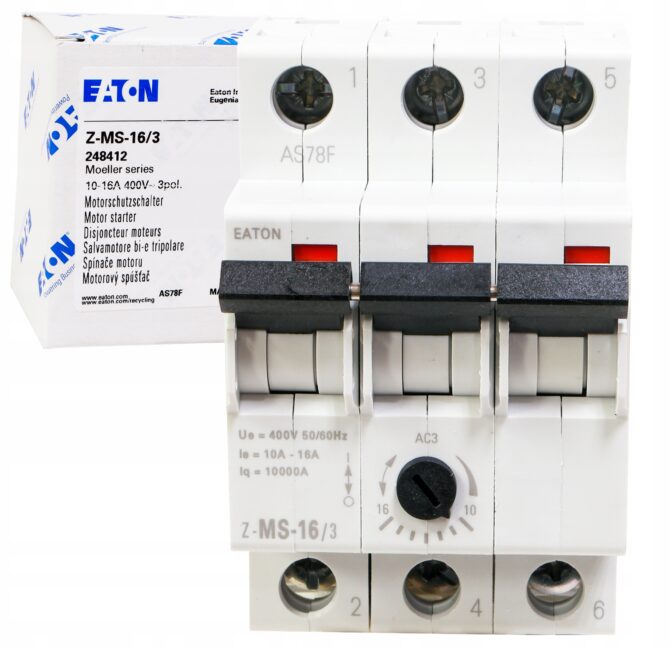 Z-MS-16.0/3 WYŁĄCZNIK SILNIKOWY 16.0A 230V AC 10KA 248412 - obrazek 4