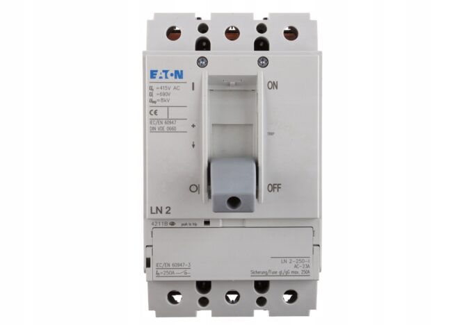 EATON LN2-250-I 250A 3P ROZŁĄCZNIK MOCY 250A 3P 690V ZACISKI ŚRUBOWE 112004