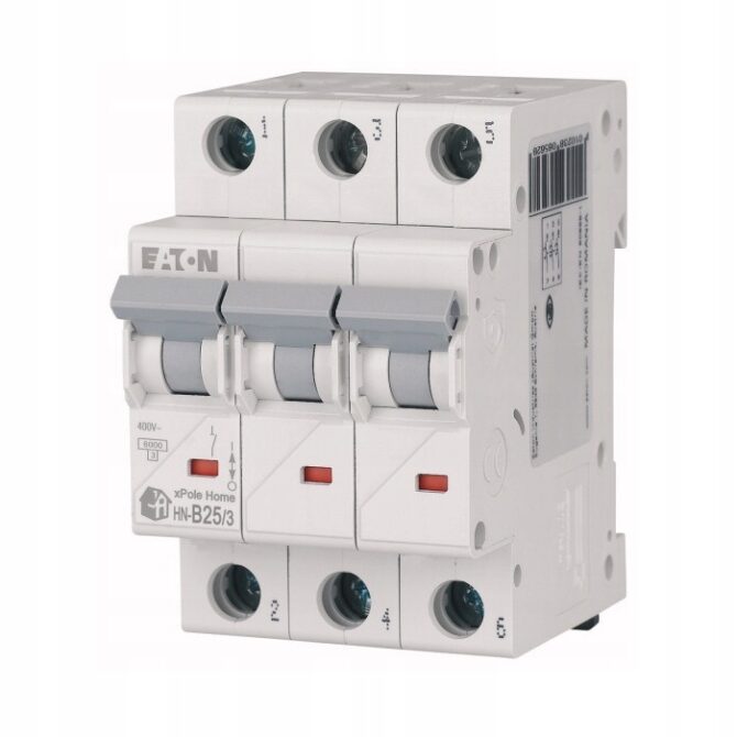 EATON WYŁĄCZNIK NADPRĄDOWY B 25A 3 BIEGUN HN-B25/3 194883 - obrazek 2