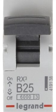 RX3 WYŁĄCZNIK NADPRĄDOWY B 25A 1P 1M 6KA 419138