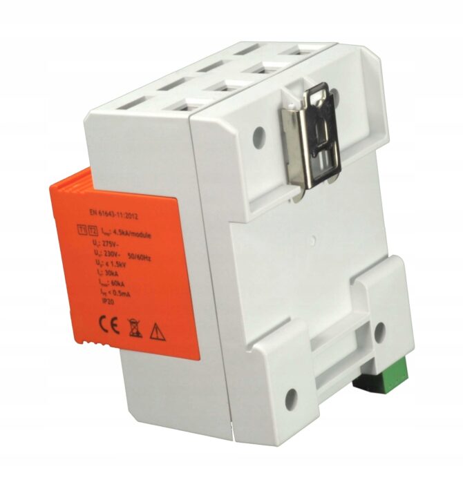 ST30B+C4P OGRANICZNIK PRZEPIĘĆ T1+T2 B+C 4P 4M 30/60KA SIMTEC 85201010 - obrazek 2