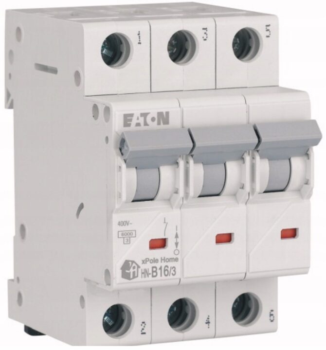 EATON WYŁĄCZNIK NADPRĄDOWY B 16A 3 BIEGUN HN-B16/3 194881 - obrazek 2