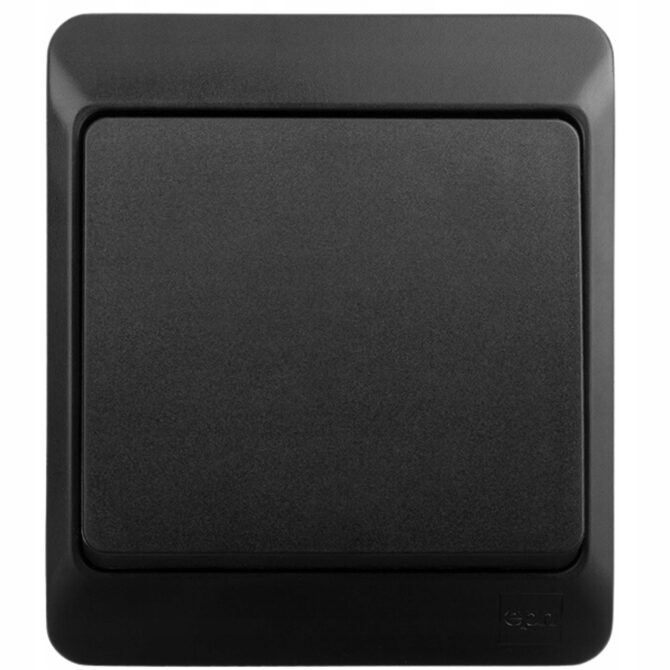 HERMES CZARNY ŁĄCZNIK NT UNIWERSALNY IP44 ZACISKI ŚRUBOWE 10AX 250V 0331-09 - obrazek 2