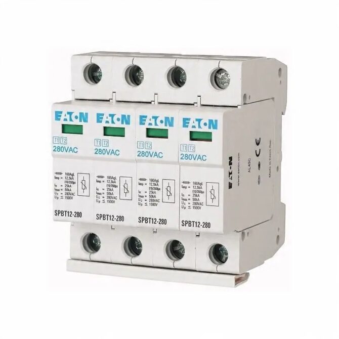 OGRANICZNIK PRZEPIĘĆ T1+T2 B+C 4P 4M SPBT12-280/4 158331 - obrazek 3