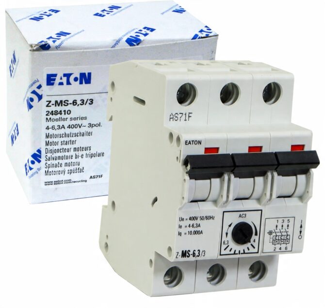 Z-MS- 6.3/3 WYŁĄCZNIK SILNIKOWY 6.3A 230V AC 10KA 248410 - obrazek 8
