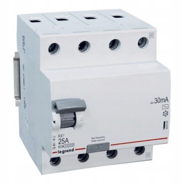 RX3 25A/ 30MA/AC WYŁĄCZNIK RÓŻNICOWY 25A 4P 4M 30MA AC 6KA 402062