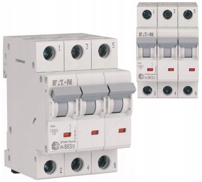 EATON WYŁĄCZNIK NADPRĄDOWY B 63A 3 BIEGUN HN-B63/3 194887 - obrazek 2