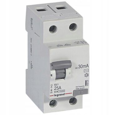 RX3 25A/ 30MA/AC WYŁĄCZNIK RÓŻNICOWY 25A 2P 2M 30MA AC 6KA 402024