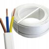 YDYP 3X 1.5 ŻO BIAŁY PRZEWÓD INSTALACYJNY PŁASKI DRUT 450/750V Elektrokabel