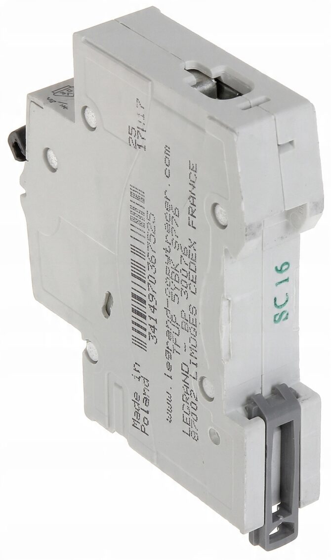 RX3 WYŁĄCZNIK NADPRĄDOWY C 16A 1P 1M 6KA 419202 - obrazek 6