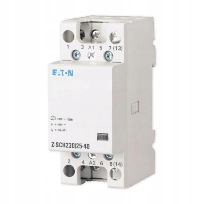 EATON STYCZNIK MODUŁOWY ZSCH 25A 4Z 2M 230V AC 248847