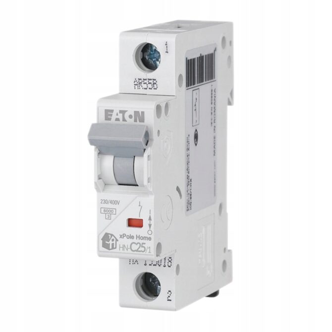 EATON WYŁĄCZNIK NADPRĄDOWY C 25A 1 BIEGUN HN-C25/1 194833