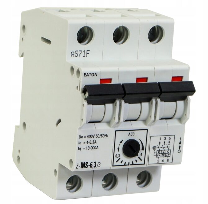 Z-MS- 6.3/3 WYŁĄCZNIK SILNIKOWY 6.3A 230V AC 10KA 248410 - obrazek 6