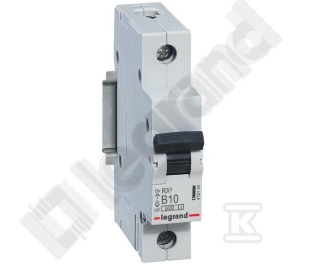 RX3 WYŁĄCZNIK NADPRĄDOWY B 10A 1P 1M 6KA 419134 - obrazek 14
