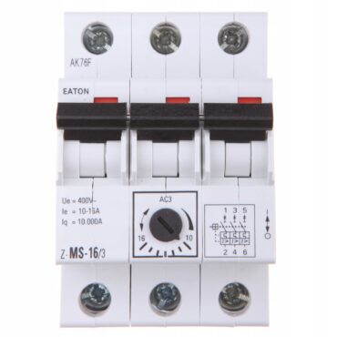 Z-MS-16.0/3 WYŁĄCZNIK SILNIKOWY 16.0A 230V AC 10KA 248412