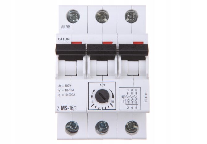 Z-MS-16.0/3 WYŁĄCZNIK SILNIKOWY 16.0A 230V AC 10KA 248412