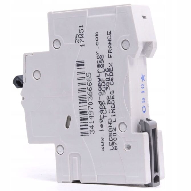 RX3 WYŁĄCZNIK NADPRĄDOWY B 10A 1P 1M 6KA 419134 - obrazek 7