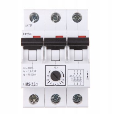 WYŁĄCZNIK SILNIKOWY 2.5A 230V AC 10KA Z-MS- 2.5/3 248408