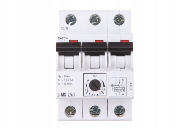 WYŁĄCZNIK SILNIKOWY 2.5A 230V AC 10KA Z-MS- 2.5/3 248408