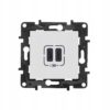 NILOE STEP MODUŁ BIAŁY GNIAZDO ŁADOWARKA 2X USB TYP C 3A 5V 15W 863139
