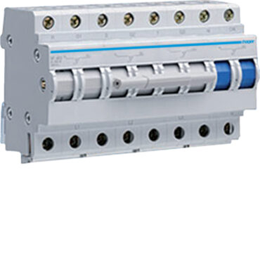 SF463 PRZEŁĄCZNIK ZASILANIA 63A 4P I-0-II 8M 400V AC PRZYŁĄCZE DOLNE