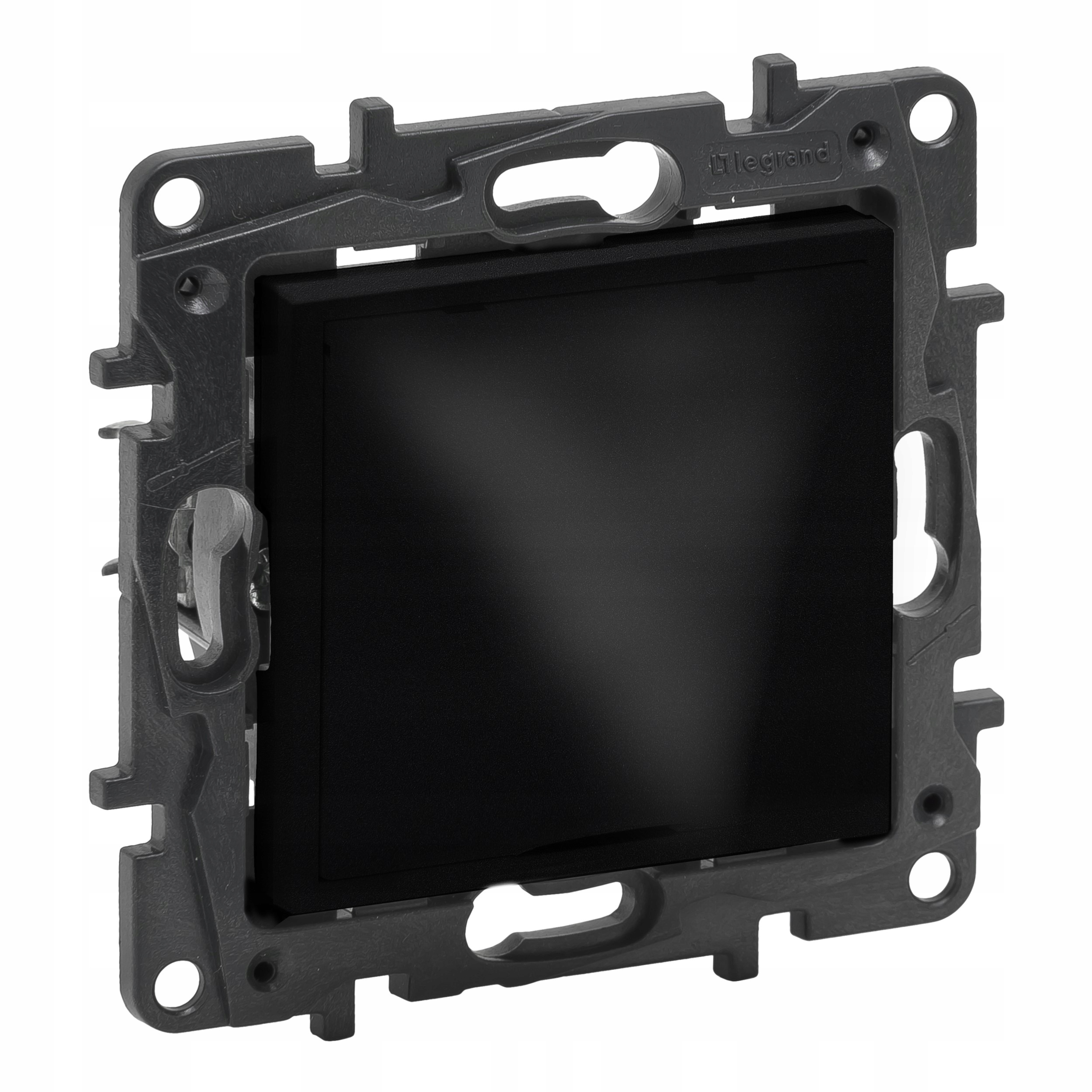 NILOE STEP MODUŁ CZARNY WYJŚCIE KABLOWE 12MM IP21 863529