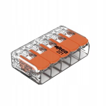 WAGO SZYBKOZŁĄCZKA UNIWERSALNA 5x0.2-4mm2 221-415 25szt