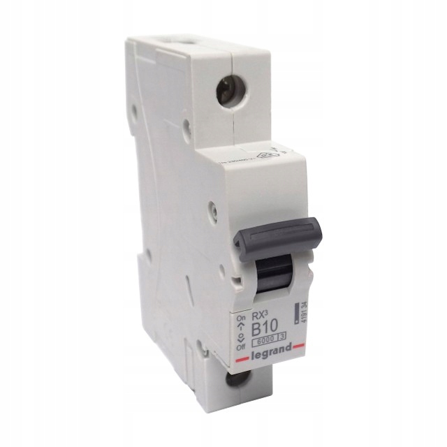 RX3 WYŁĄCZNIK NADPRĄDOWY B 10A 1P 1M 6KA 419134