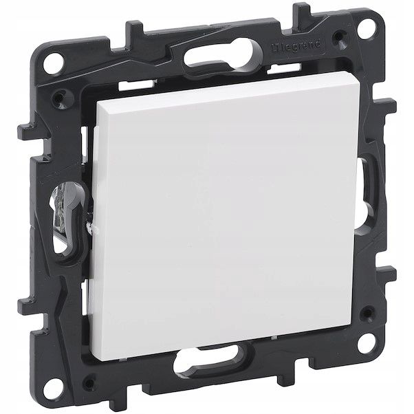 NILOE STEP MODUŁ BIAŁY ŁĄCZNIK KRZYŻOWY ZACISKI ŚRUBOWE 10AX 250V 863107