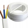 YDYP 3X 1.5 ŻO BIAŁY PRZEWÓD INSTALACYJNY PŁASKI DRUT 450/750V Elektrokabel