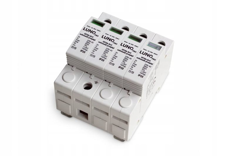 OP30S OGRANICZNIK PRZEPIĘĆ T1+T2 B+C 4P 4M 30/60KA 1.5KV TN-S + STYK 741679
